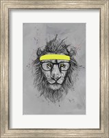 Hipster Lion Fine Art Print