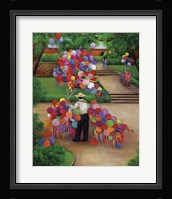 Balloons In The Park Fine Art Print