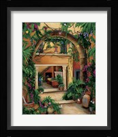 Hacienda Courtyard Fine Art Print