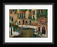 Hotel On The Canal Fine Art Print