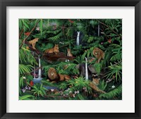 A Den Of Lions Fine Art Print