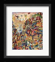 Croc City Framed Print