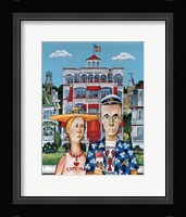 Cape May Gothic Framed Print