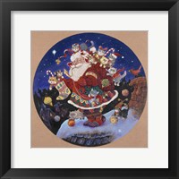 Here Comes Santa Claus Fine Art Print