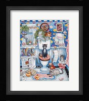Bathroom Cats Fine Art Print
