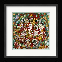 Santa Paws Christmas Fine Art Print