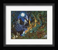 Moon Dragon Fine Art Print