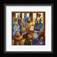 J C In Temple Fine Art Print