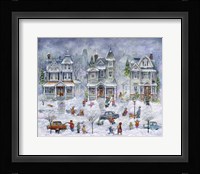 Snowy Streets Fine Art Print