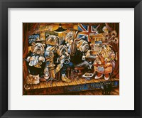 Bull Dog Blues Band Framed Print
