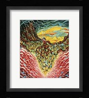 Parting The Red Sea Framed Print