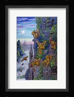 Gargoyle's Twilight Framed Print