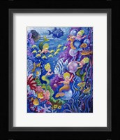 Little Little Mermaid Framed Print