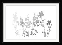 Silver Foil Flower Field Fine Art Print
