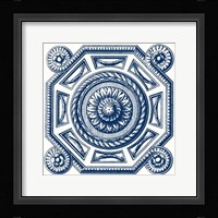 Indigo Medallion II Fine Art Print