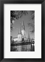 St. Louis Cathedral, Jackson Square II Framed Print