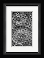 French Quarter Ironwork III Framed Print
