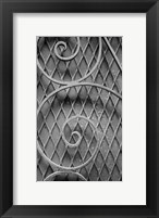 French Quarter Ironwork III Framed Print