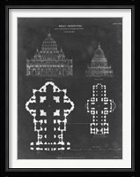 Plan & Elevation for St. Peter's & St. Paul's Fine Art Print