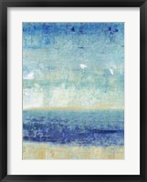 Beach Horizon I Framed Print