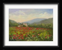 Umbrian Poppy Field Fine Art Print