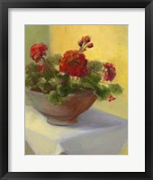 Tuscan Geraniums Fine Art Print