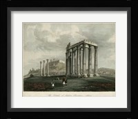 Temple of Jupiter- Olympus, Athens Framed Print