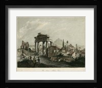 The Agora- Athens, Greece Framed Print