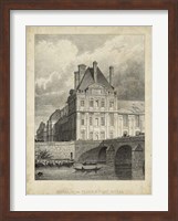 Pavillon de Flore & Pont Royal Fine Art Print