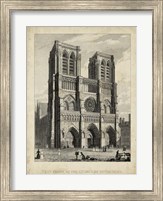 West Front-Notre Dame Fine Art Print