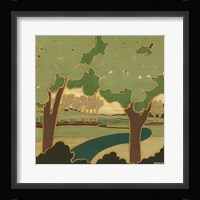 Arts & Crafts Landscape I Fine Art Print