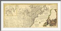 Antique Map of America IV Fine Art Print