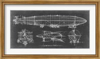 Airship Blueprint Fine Art Print