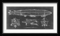 Airship Blueprint Fine Art Print