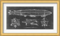 Airship Blueprint Fine Art Print