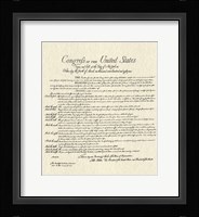 Bill of Rights (Document) Fine Art Print