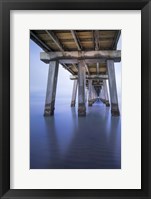 Naples Pier Vertical Framed Print