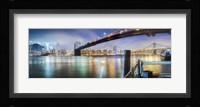 Brooklyn Bridge Pano 2-Color Fine Art Print