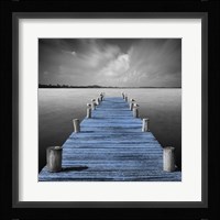 Tierra Desnuda - Pop Blue Fine Art Print