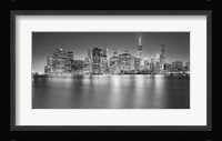 Manhattan Skyline Night 2 Fine Art Print