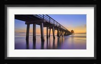 Naples Pier Panoramic III Framed Print