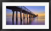 Naples Pier Panoramic III Framed Print