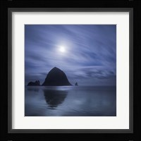 Moon Over Canon Beach Fine Art Print