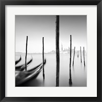 Gondolas And Poles Fine Art Print