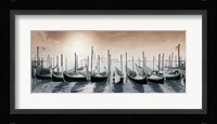 Gondolas Pano Color Fine Art Print