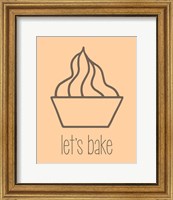 Let's Bake - Dessert V Creme Fine Art Print