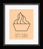 Let's Bake - Dessert V Creme Fine Art Print