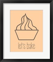 Let's Bake - Dessert V Creme Fine Art Print
