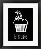 Let's Bake - Dessert IV Black Framed Print