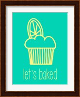 Let's Bake - Dessert IV Teal Fine Art Print